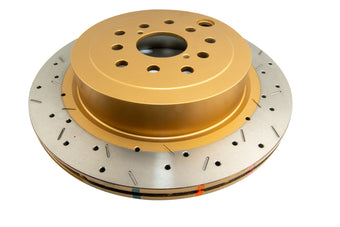 compare product DBA 08-10 STi/2017 BRZ w/Perf. Pkg. Dual-Drilled Rear Drilled & Slotted 4000 Series Rotor