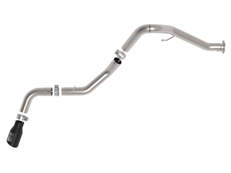 aFe 2021+ Jeep Gladiator V6 - 3.0L (td) Vulcan Series 3in 304 SS DPF - Back Exhaust System - Black Tip - My Store