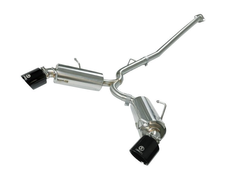 aFe Takeda Exhaust Axle - Back 13 - 15 Scion FRS / Subaru BRZ 304SS Black Dual Tips Exhaust - My Store