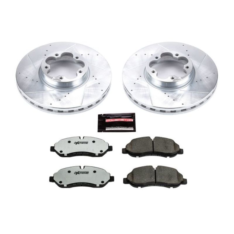 Power Stop 15 - 18 Ford Transit - 350 HD Front Z36 Truck & Tow Brake Kit - My Store