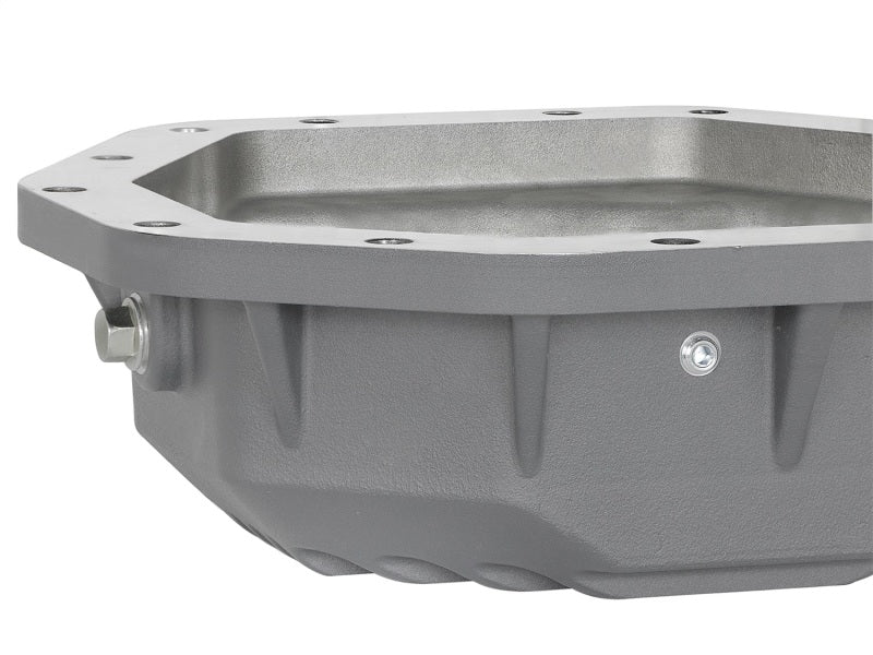 aFe Power Street Ser Rear Diff Cover Raw w/Mach Fin 2017 Ford Diesel Trucks V8 - 6.7L(td) Dana M275 - 14 - My Store