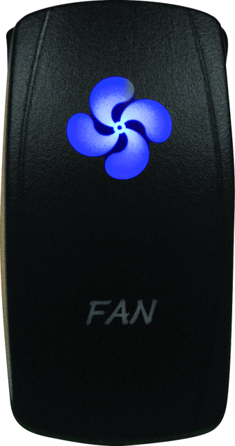 compare product DragonFire Racing Lighted Switch Fan On/Off Blue