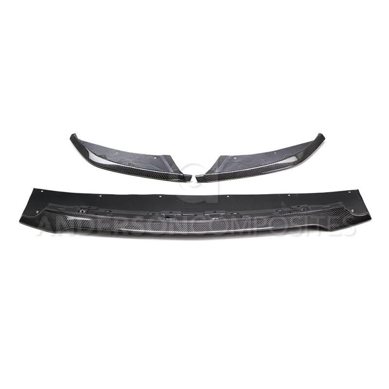Anderson Composites 2015 - 2017 Ford Mustang Shelby GT350 Carbon Fiber Front Splitter (3 PC) - My Store