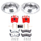 Power Stop 95 - 98 Jeep Grand Cherokee Rear Z36 Truck & Tow Brake Kit w/Calipers - My Store