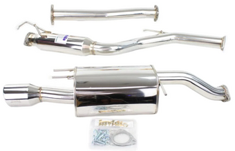 compare product Invidia 14-15 Honda Civic Si K24 Coupe Q300 Rolled Stainless Steel Tip Cat-back Exhaust