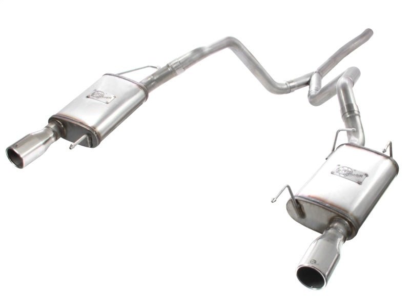 aFe MACHForce XP 05 - 09 Ford Mustang V6 4.0L 2 - 1/2in. 409 SS Cat - Back Exhaust - My Store