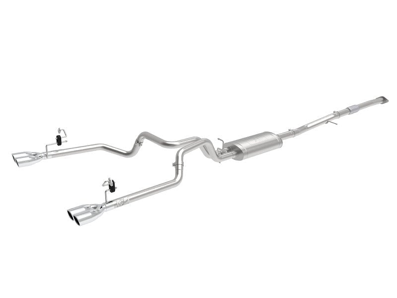 aFe Vulcan Series 3 - 2.5in 304SS Exh Cat - Back w/ Pol Tips 2019 GM Silverado/Sierra 1500 L4 - 2.7L (t) - My Store