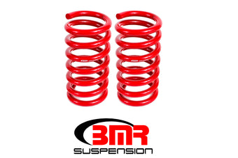 compare product BMR 15-17 S550 Mustang Rear Drag Version Lowering Springs - Red