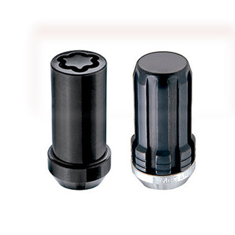 compare product McGard SplineDrive Tuner 6 Lug Install Kit w/Locks & Tool (Cone) M14X1.5 / 22mm Hex - Blk