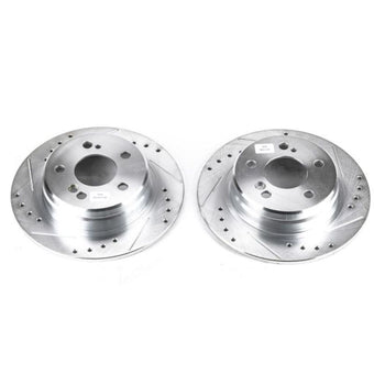 compare product Power Stop 90-93 Mercedes-Benz 300SL Rear Evolution Drilled & Slotted Rotors - Pair