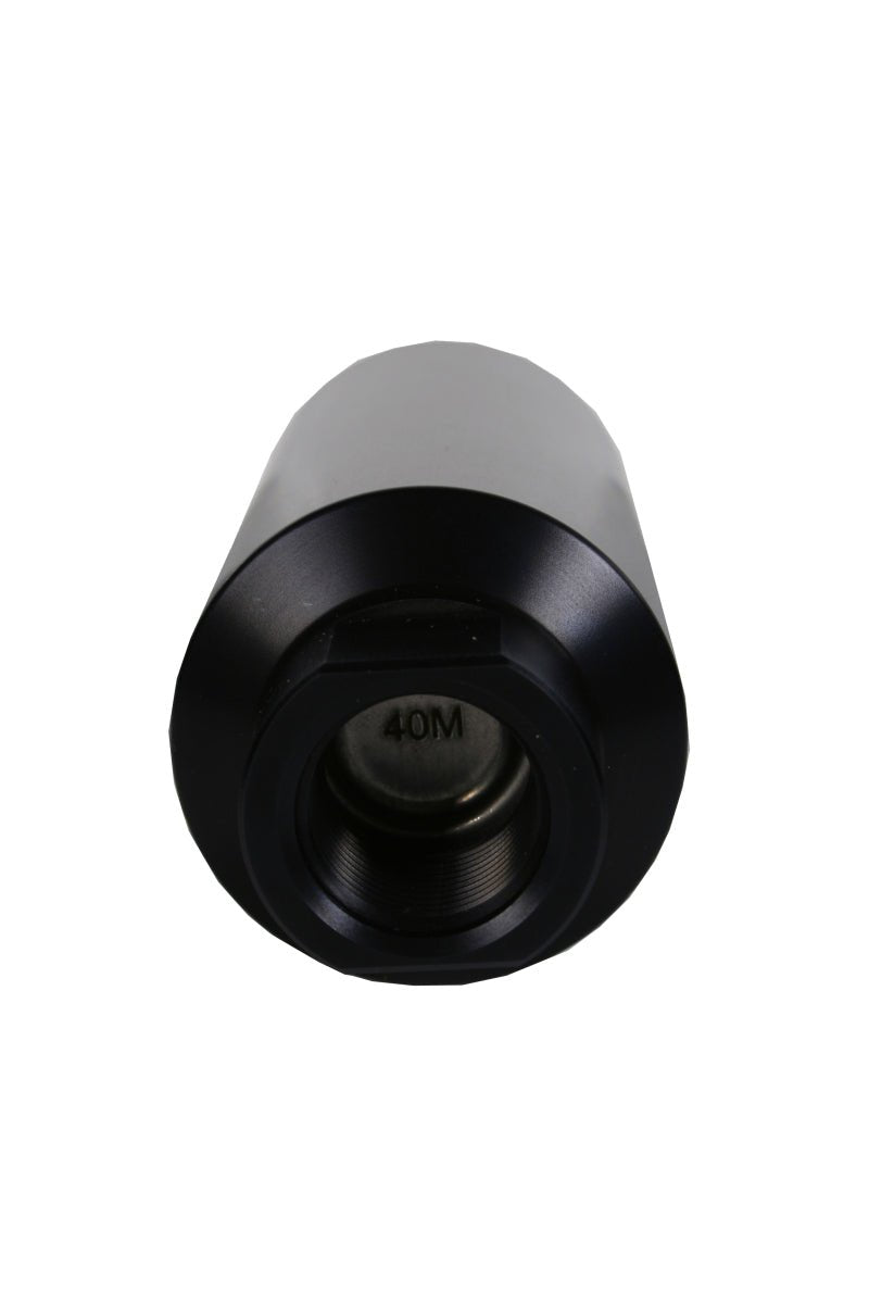 Aeromotive In - Line Marine Filter - AN - 12 - 40 Micron SS Element - Black Hardcoat Finish - My Store