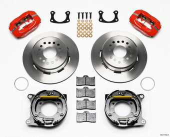 compare product Wilwood Forged Dynalite P/S Park Brake Kit Red New Big Ford 2.50in Offset