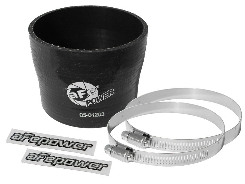 aFe Magnum FORCE Intake Coupling Kit (3 - 3/4 IN ID to 3 - 1/2 IN ID x 3 IN L) Straight Black - My Store