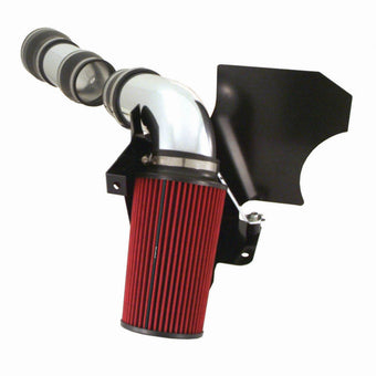 compare product Spectre 99-03 Ford SD V10-6.8L F/I Air Intake Kit - Clear Anodized w/Red Filter