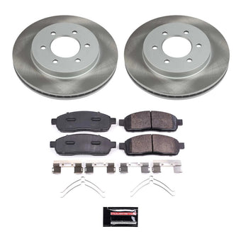 compare product Power Stop 06-08 Lincoln Mark LT Front Semi-Coated Rotor Kit