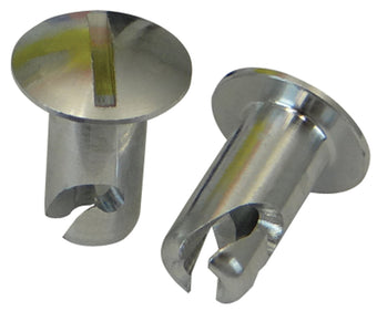 compare product Moroso Quick Fastener - Oval Head - 5/16in x .450in - Aluminum - 10 Pack