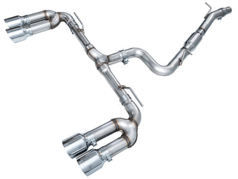 compare product AWE Tuning 22-24 Audi 8Y S3 Track Edition Exhaust - Chrome Silver Tips