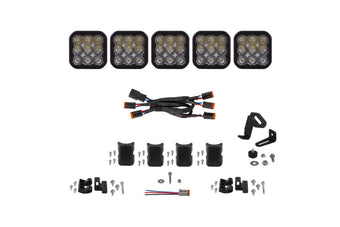 compare product Diode Dynamics SS5 Pro Universal CrossLink 5-Pod Lightbar - White Driving