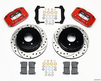compare product Wilwood Dynapro Radial Rear Kit 12.19in Drilled Red 2004-2006 Pontiac GTO