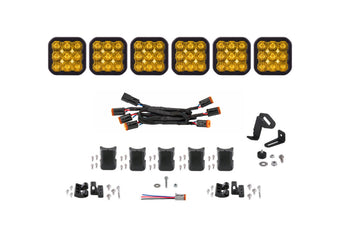 compare product Diode Dynamics SS5 Sport Universal CrossLink 6-Pod Lightbar - Yellow Driving
