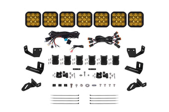 compare product Diode Dynamics Prinsu/Sherpa Roof Racks-SS5 7-Pod CrossLink Mounting Kit - Pro Yellow Driving