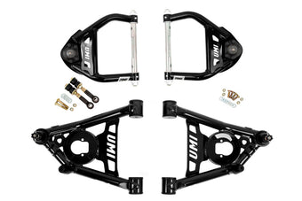 compare product UMI Performance 64-72 GM A-Body Tubular Upper & Lower Front A-Arm Kit - Black
