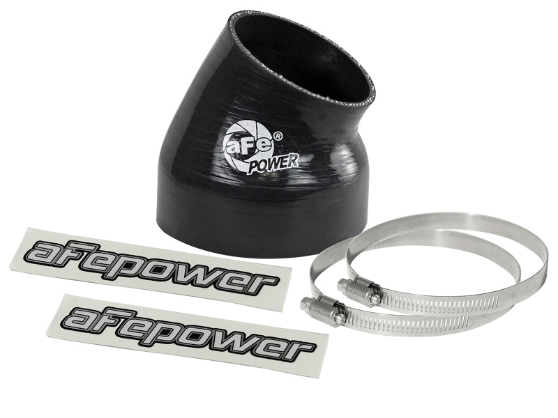 aFe Magnum FORCE Silicone Replacement Coupling Kit 4in ID x 30 Deg. Elbow Coupler - Black - My Store