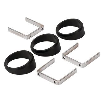 compare product Autometer or Autogage 2-1/16in Black Angle Rings -- 3 Pack