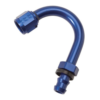 compare product Russell Performance -6 AN Twist-Lok 150 Degree Hose End (1in Radius)