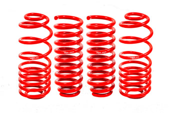 compare product BMR 02-09 Trailblazer Lower Springs Set of 4 2in-3in Drop Red