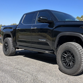 compare product Rock Slide Engineering 22-24 Toyota Tundra Rock Sliders Drivers Side Black Powdercoat Steel