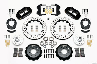 compare product Wilwood Narrow Superlite 6R Front Hub Kit 12.88in Drilled 1965-1969 Mustang Drum Spindle