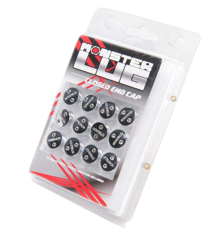 Wheel Mate Monster Lug Nut Caps - Chrome 14x1.50 - My Store