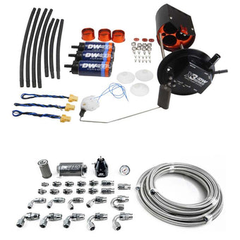 compare product DeatschWerks 05-18 GM Truck X3 Module with DW400 Pumps and PTFE 8AN Plumbing Kit