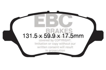 compare product EBC 2017+ Ford Fiesta (MK7) Bluestuff Front Brake Pads
