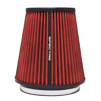 compare product Spectre HPR Conical Air Filter 6in. Flange ID / 7.719in. Base OD / 8.5in. Tall - Red