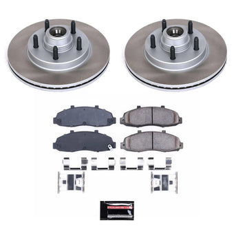 compare product Power Stop 2002 Lincoln Blackwood Front Semi-Coated Rotor Kit