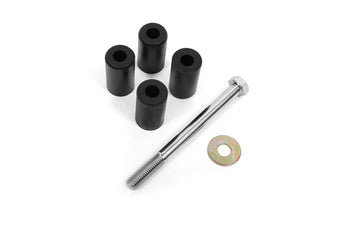 compare product BMR 15-18 Ford Mustang S550 Rear Cradle Bushing Kit w/ Centering Sleeves- Black