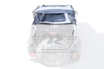 compare product Rampage 1992-1995 Jeep Wrangler(YJ) Frameless Soft Top Kit - Black Diamond