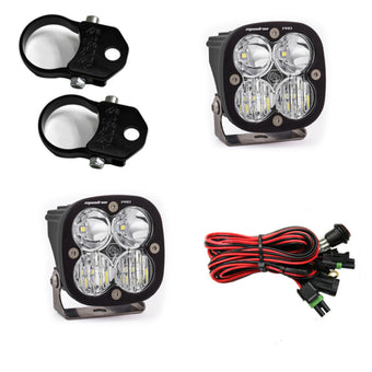 compare product Baja Designs Squadron Pro LED Light Pods Kit w/Vertical Mounts/1.75in Harness