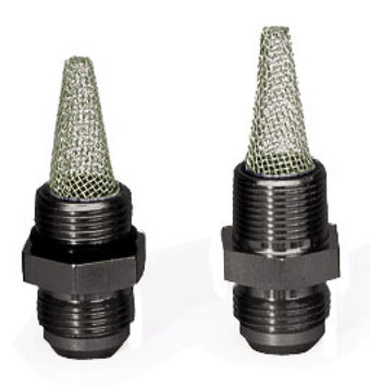 compare product Moroso Oil Filter Fitting -12An Male to -12An Male w/External Screen - Single