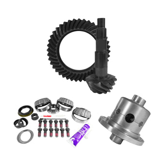 compare product Yukon Gear 11.5in AAM 4.56 Rear Ring & Pinion Install Kit Positraction 4.125in OD Pinion Bearing