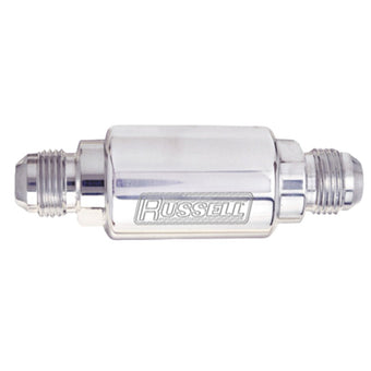 compare product Russell Performance Polished Alum. (3-1/4in Length 1-1/4in dia. -8 x 3/8in male NPT inlet/outlet)