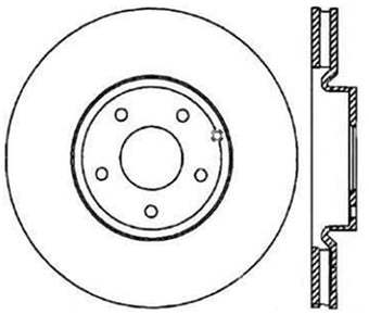 compare product StopTech SportStop 6/02-08 Nissan 350Z / 8/02-04 Infiniti G35 Slotted & Drilled Rear Right Rotor