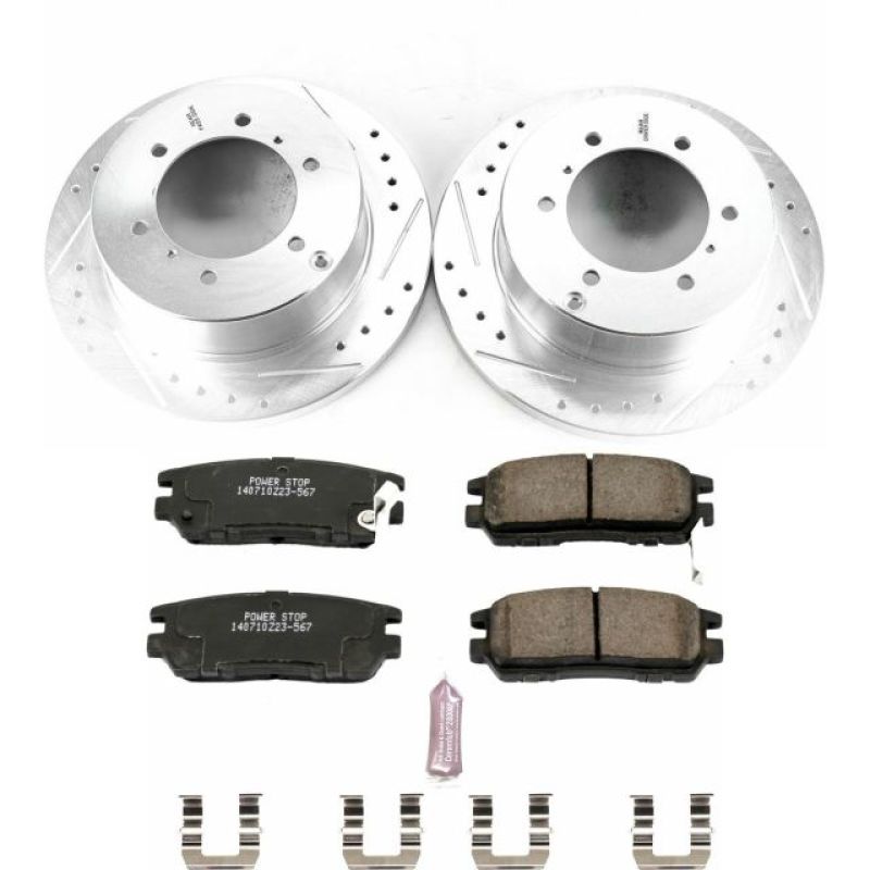Power Stop 91 - 00 Mitsubishi Montero Rear Z23 Evolution Sport Brake Kit - My Store