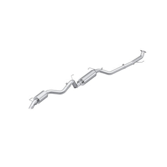 compare product MBRP 24-26 Toyota Land Cruiser 2.4L 3in Cat-Back Single Rear High-Clearance Turn Down - T304