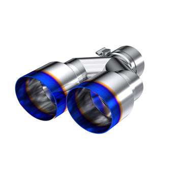 compare product MBRP Universal T304 SS Dual Burnt End Tip 3.5in OD/2.5in Inlet