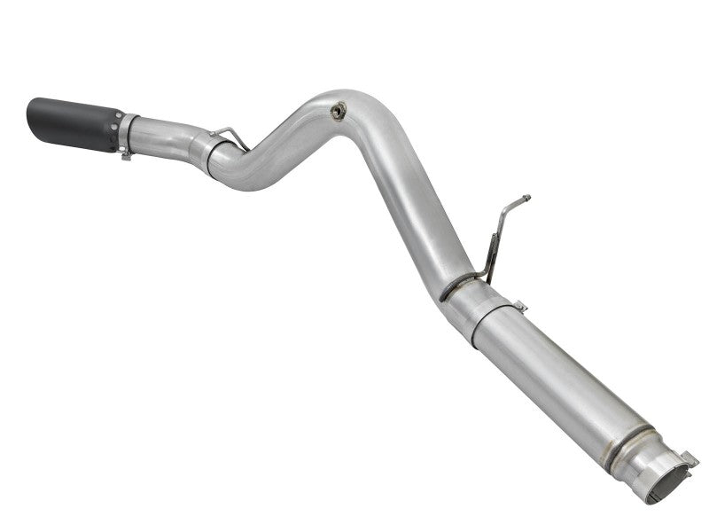 aFe Atlas Exhaust 5in DPF - Back Aluminized Steel w/ Black Tips 16 - 17 GM Diesel Truck V8 - 6.6L (td) - My Store