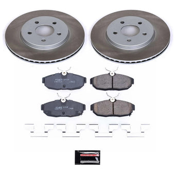 compare product Power Stop 2012 Ford Mustang Rear Semi-Coated Rotor Kit