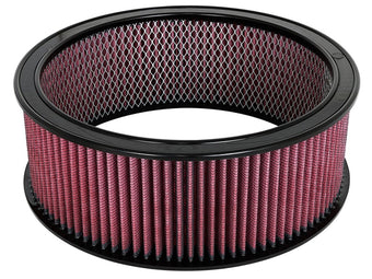 compare product aFe MagnumFLOW Air Filters Round Racing P5R A/F RR P5R 14OD x 12ID x 5H E/M (Blk/Red)